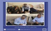 دیدار رئیس سازمان نظام پزشکی شهرستان رفسنجان با خانواده های شهدا و ایثارگر